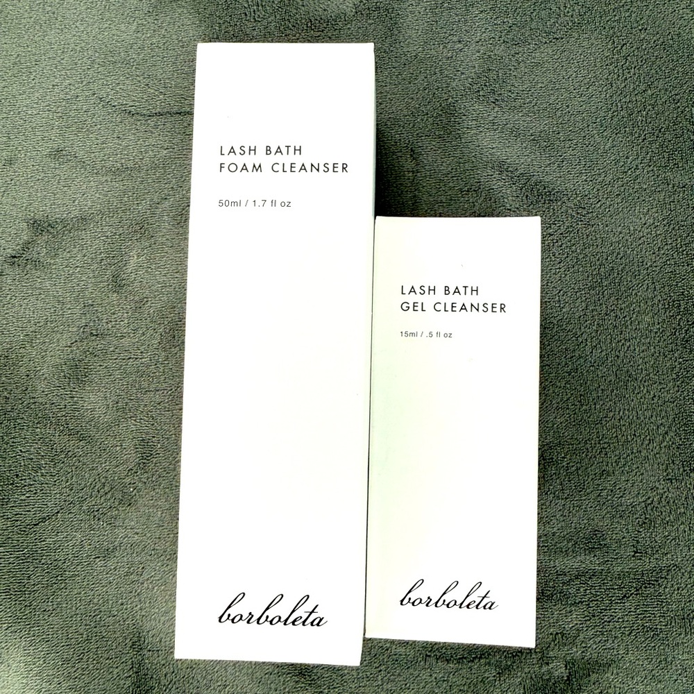 Borboleta Lash Care - Gel and Foam Cleansers